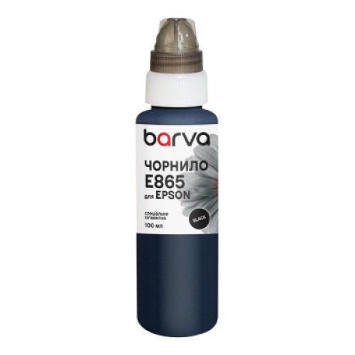 Чернила Barva Epson T8651/T9641, 100 мл, pigmented, black (E865-684e)