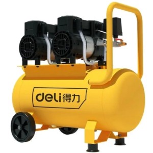 Компрессор Deli безмасляный 50 Л/1300 Вт x 2 (DL-WKY50-W1)