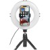 Набор блогера Hama Smartphone Tripod Smart-80 V2, 9.5cм, Bluetooth, LED ring (00004657)