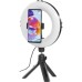 Набор блогера Hama Smartphone Tripod Smart-80 V2, 9.5cм, Bluetooth, LED ring (00004657)