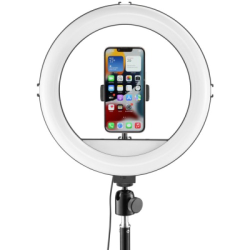 Набор блогера Hama Smartphone Tripod Steady-120 V2, 185см, Bluetooth, LED ring (00004659)