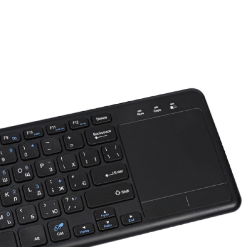Клавиатура 2E KT100 Touch Wireless UA Black (2E-KT100WB_UA)