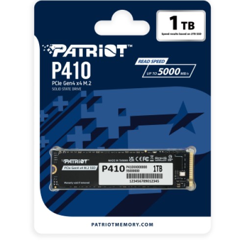 Накопитель SSD M.2 2280 1TB Patriot (P410P1TBM28H)