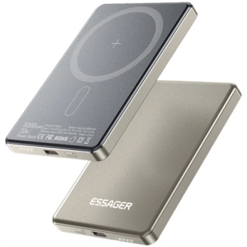 Батарея универсальная Essager 5000mAh Cross-border magnetic 20W PD QC/3.0 (EDY5K-YJ0A-Z)