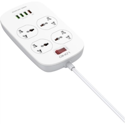 Сетевой фильтр питания LDNIO SC4407Q 4роз. 4USB 2м (SC4407Q)