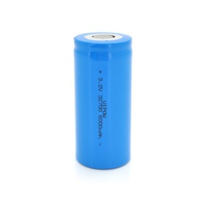 Акумулятор 32700 6000mAh, LiFePO4, FlatTop, 3.2V, Blue Vipow (IFR32700-6000mAhFT / 31076)