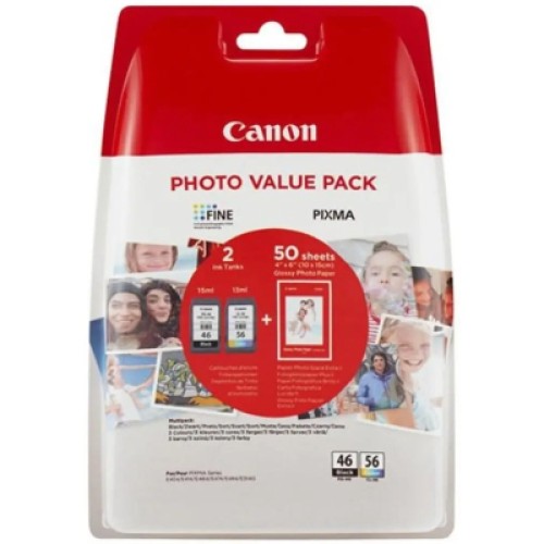 Картридж Canon PG-46 + CL-56 + Paper (Value Pack) carton box (9059B006)