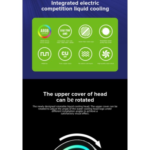 Система жидкостного охлаждения Gamemax Iceburg 120 WH