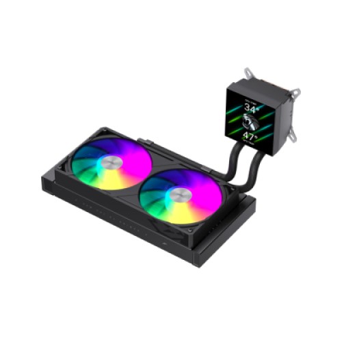 Система жидкостного охлаждения Gamemax GLACIER 240 LCD BK