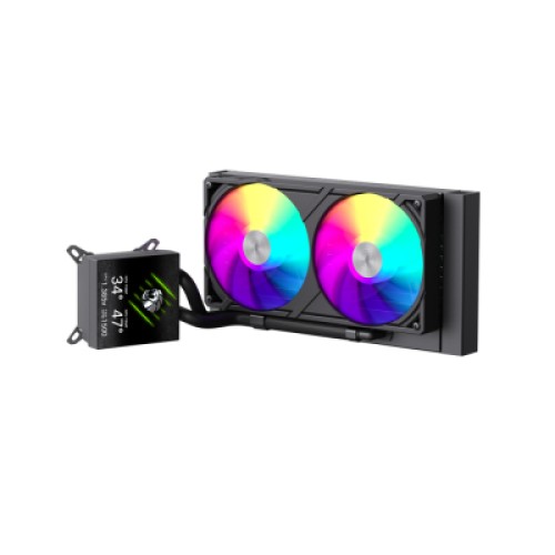 Система жидкостного охлаждения Gamemax GLACIER 240 LCD BK