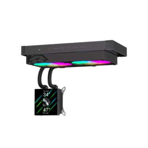 Система жидкостного охлаждения Gamemax GLACIER 240 LCD BK