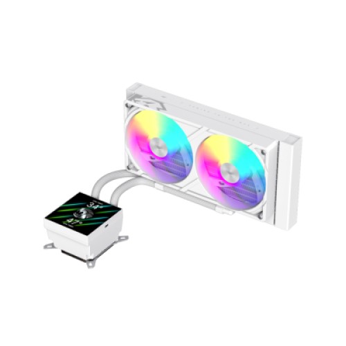 Система жидкостного охлаждения Gamemax GLACIER 240 LCD WH