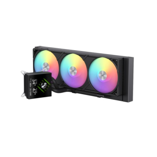 Система жидкостного охлаждения Gamemax GLACIER 360 LCD BK