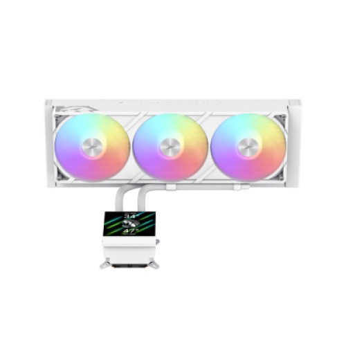 Система жидкостного охлаждения Gamemax GLACIER 360 LCD WH