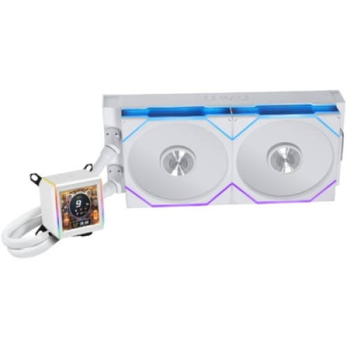 Система жидкостного охлаждения Lian Li Galahad GA II LCD TL 280, White (G89.GA2ALCD28TLW.00)
