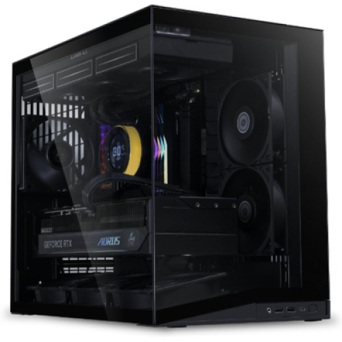 Корпус для ПК Lian Li O11 Dynamic Mini V2 Flow, Black (G99.O11DMIV2FX.00)