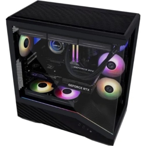 Корпус для ПК Lian Li V100R case with pre-installed four 120mm RGB PWM fan, Black (G99.V100RX.01)