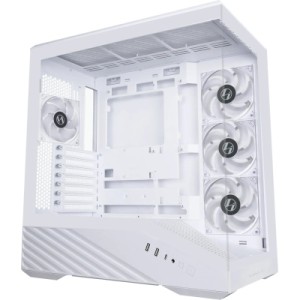Корпус для ПК Lian Li V100R case with pre-installed four 120mm RGB PWM fan, White (G99.V100RW.01)