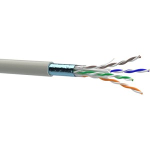 Кабель мережевий OK-Net FTP 305м cat.6 (F/UTP-cat.6-SL) (КПВЭ-ВП (250) 4*2*0,51)