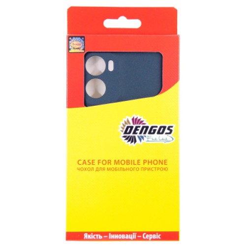 Чехол для мобильного телефона Dengos Motorola G05 Carbon+glass Blue (DG-KM-179)