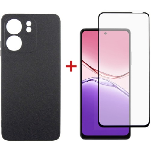 Чехол для мобильного телефона Dengos Oppo A5x Carbon+glass Black (DG-KM-175)