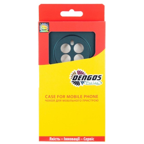 Чехол для мобильного телефона Dengos Realme 12 4G/5G Soft+glass Green (DG-KM-184)