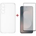 Чехол для мобильного телефона Dengos Samsung Galaxy S25 FE TPU+glass Transparent (DG-KM-172)