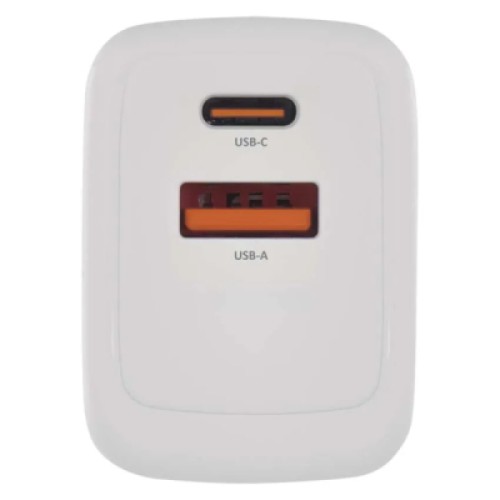 Зарядное устройство EMOS 1xUSBA + 1xUSBC PD20W (P0075)