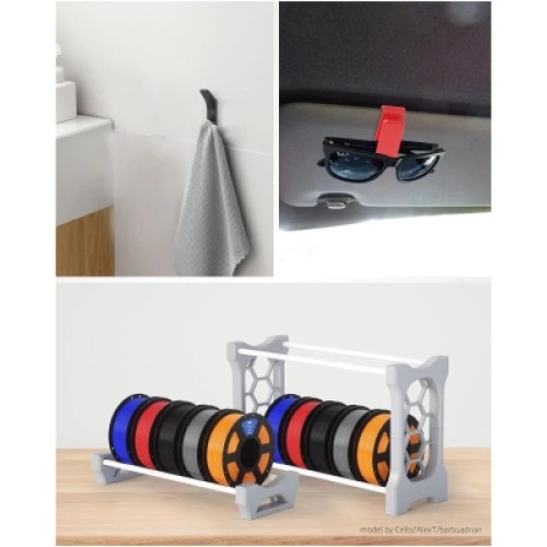 Пластик для 3D-принтера ELEGOO PETG 1кг, 1.75мм, red (50.203.0387)