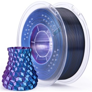 Пластик для 3D-принтера ELEGOO PLA Silk 1кг, 1.75мм, blue purple black (50.203.0336)