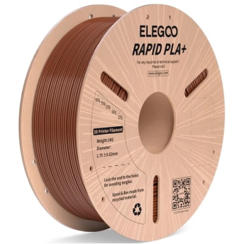 Пластик для 3D-принтера ELEGOO Rapid PLA Plus 1кг, 1.75мм, brown (50.203.0313)