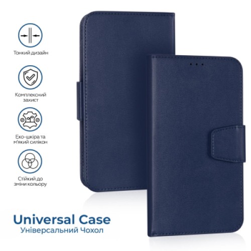 Чехол для мобильного телефона XoKo Book Universal Smartphone 6.0-6.2" Blue (XK-UNCS-BL62)