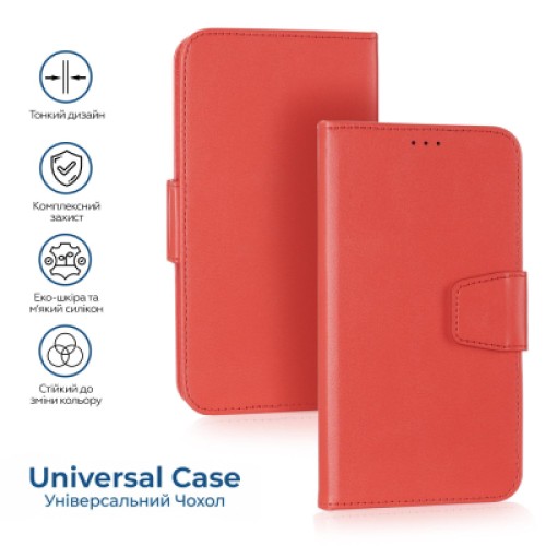Чехол для мобильного телефона XoKo Book Universal Smartphone 6.0-6.2" Red (XK-UNCS-RD62)