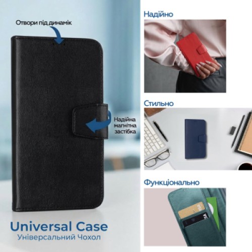 Чехол для мобильного телефона XoKo Book Universal Smartphone 6.0-6.2" Black (XK-UNCS-BK62)