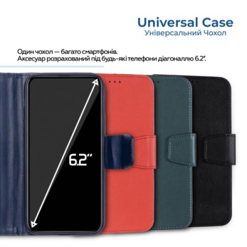 Чехол для мобильного телефона XoKo Book Universal Smartphone 6.0-6.2" Black (XK-UNCS-BK62)