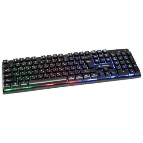Клавиатура Hölmer K-01GS RGB Backlight USB UA Black (K-01GS)