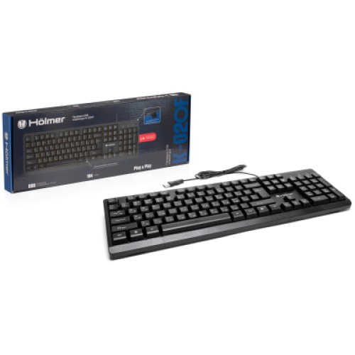 Клавиатура Hölmer K-02OF USB UA Black (K-02OF)