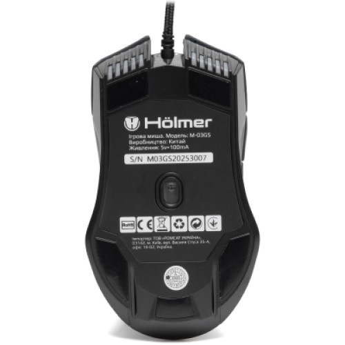 Мышка Hölmer M-03GS USB Black (M-03GS)