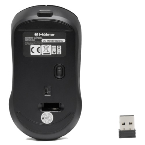Мышка Hölmer MW-03OF Wireless/Bluetooth Black (MW-03OF)