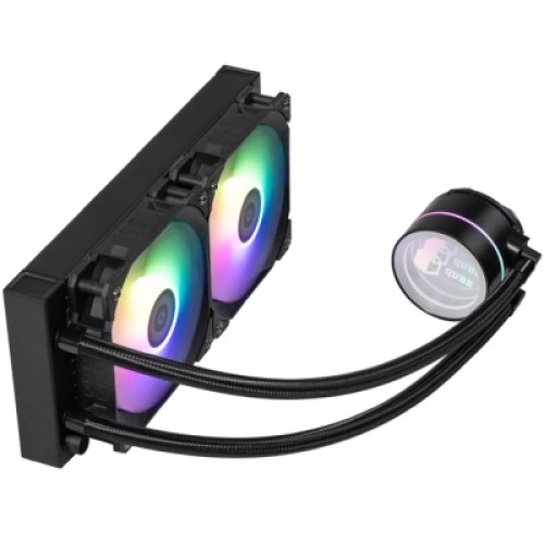 Система жидкостного охлаждения Qube ZT-240 black