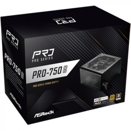 Блок питания ASRock 750W (PRO-750G) Блок питания ASRock 750W (PRO-750G)