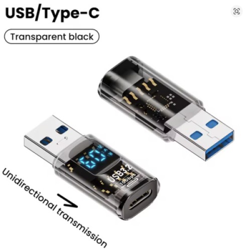 Переходник USB 3.2 AM to USB-C F 10Gbps QC 36W PD60W with display XoKo (AC-230TCU)