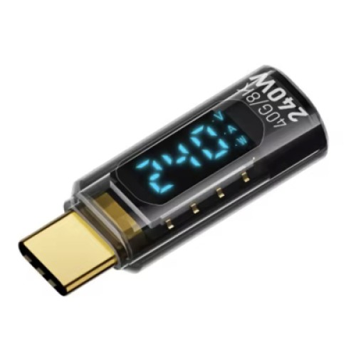 Переходник USB-C M to USB-C F 40Gbps 240W 8K with display XoKo (AC-240TCС)