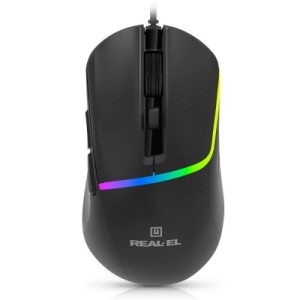 Мышка REAL-EL RM-530 USB Black (EL123200053)