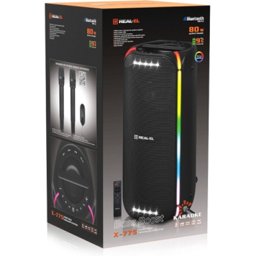Акустическая система REAL-EL X-775 Black (EL121600032)