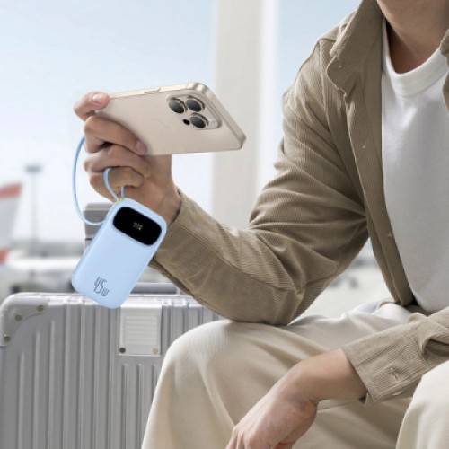 Батарея универсальная Baseus EnerFill FC31 Qpow 3 20000mAh 45W PD/3.0 QC/4.0 Blue (E0028D03)