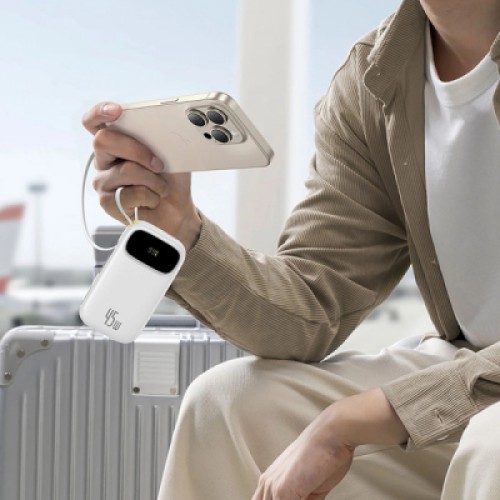 Батарея универсальная Baseus EnerFill FC31 Qpow 3 20000mAh 45W PD/3.0 QC/4.0 White (E0028D01)