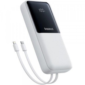 Батарея универсальная Baseus Lipow 20000mAh 22,5W PD, QC/3.0, White (P10079102213-00)