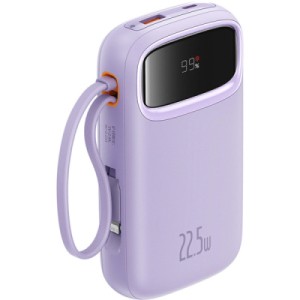 Батарея универсальная Baseus Qpow2 20000mAh 22.5W PD, QC/3.0, Purple (P10055002513-00)