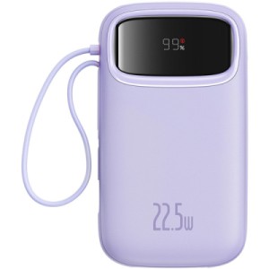 Батарея универсальная Baseus Qpow2 20000mAh 22.5W PD, QC/3.0, Purple (P10055002513-00)